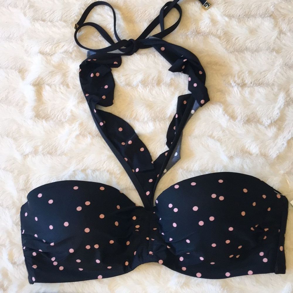 Kate Spade Anna Maria Convertible Ruffle Bikini M - Picture 4 of 7